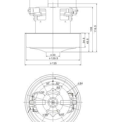 Brush Vacuum Cleaner Motor photo-2
