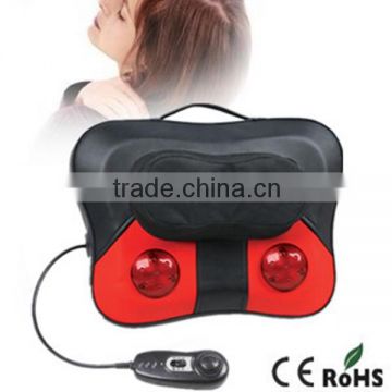 Portable Neck&Back Massage Cushion with Knocking and Kneading Function