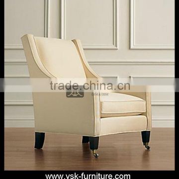 AC-053 Elegant Hotel Wooden Lounge Chair