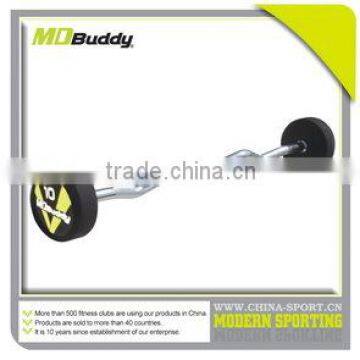 EZ curl rubber barbell