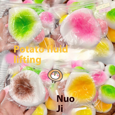 Creative PVC Fluid Potato Simulation Squeeze Toys Slow Rebound Decompression Vent Stall Kneading Music Plastic Bread Dafu для