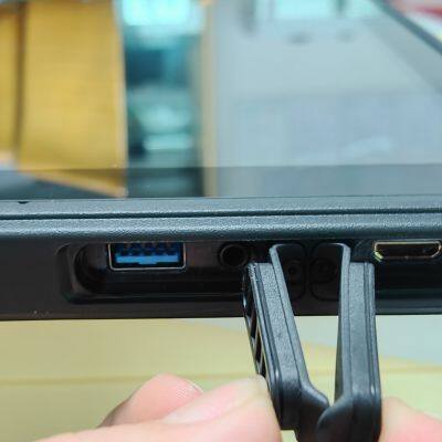 HR1017J Cheapest Factory 10'' Intel N5100 4G 8GB+128GB Rugged Tablet PC With Barcode Docking Station External Battery NFC Car Holder photo-2