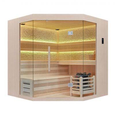 China Hot Selling Portable Sauna Room Hydrotherapy Care Products Infrared Infrared Sauna Room and Square Wooden Dry Sauna Room photo-5