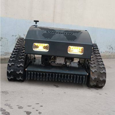 Industrial Grade 4-Stroke Robotic Track-Mounted Lawn Mower With Adjustable Cutting Height (10-150MM) Vigorun