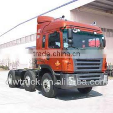 3 Axle JAC tractor transporter,6x2 tractor truck