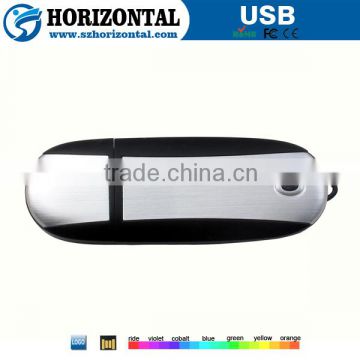 Oval Aluminum usb flash drives bulk cheap OEM logo