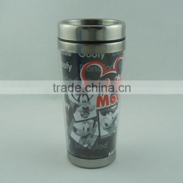 FDA LFGB SGS CE/EU Approved Europe Standard Eco-Friendly Double Wall Stainless Steel Wholesale Sublimation Coffee Cups