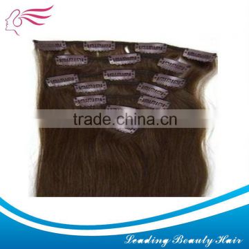 Remy human hair wholesale body wave clip on hair