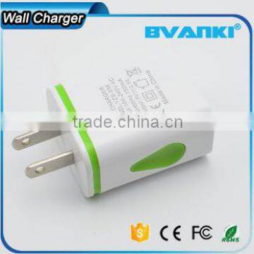 Factory Price Top Quality Portable 5V/2.1A LED Light Dual USB Charger Travel USB Wall Charger for Iphone/samsung Free Sample photo-4