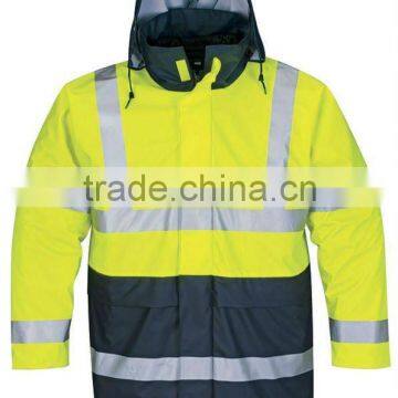 pu raincoat