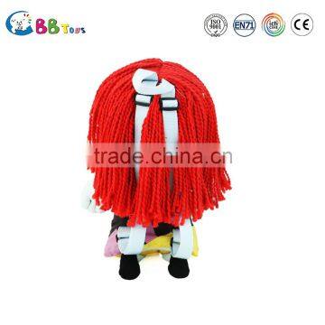ICS Certified Factory China Wholesale Stuffed Toy Funny Face Doll for Baby