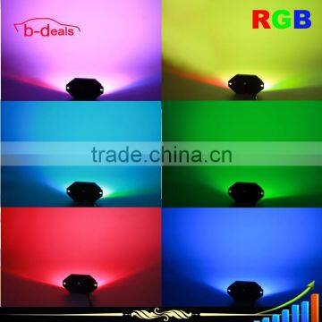 B-deals Waterproof 9w 8pod Rgb Rock Lights for Jeep Offroad ATV SUV 4x4 photo-6