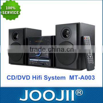 New 2.0 CH Mini Hifi Combo DVD Player with USB FM