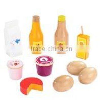 Wooden Toy Food Kitchen Sets
