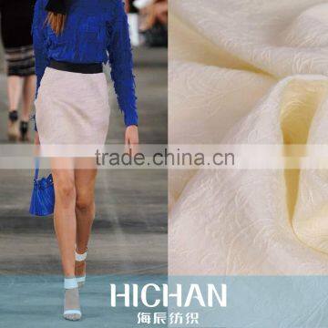 Polyester rayon Jacquard dressing fabric for fashion