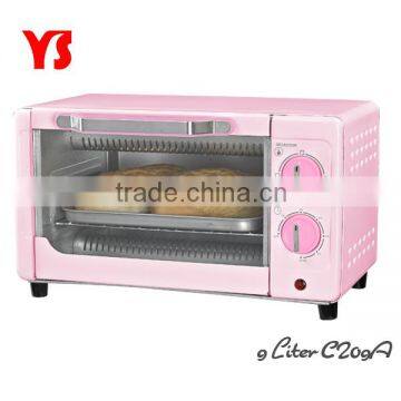 9L pink Toaster oven popular in Japan&Korea