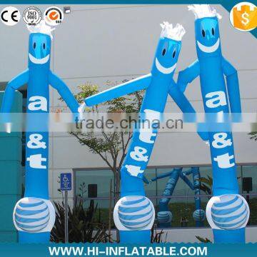 cheap price air inflatable tube , sky dancer with football , air dancer with football for advertising