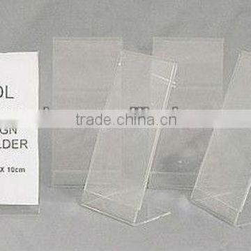 5 x DL ACRYLIC MENU/SIGN HOLDER