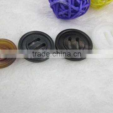 Sedex Audited Factory 2 Pillar Oval Shape Hole Resin Button for Military Garment, Polyester Military Garment Button photo-2