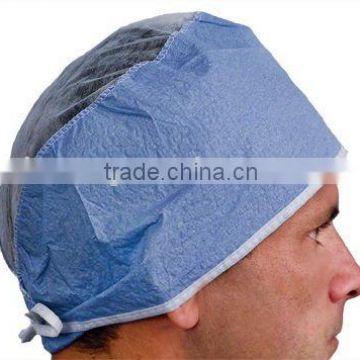 Disposable Doctor Medical Cap with Tie On