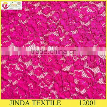 Nylon Cotton Fabric Lace, Cord Lace Fabric Design For Woman