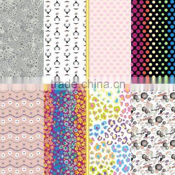 Dongguan supply knitted design printed nylon spandex fabric for lingerie