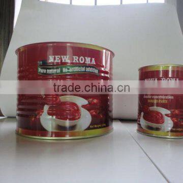 198g cold break canned tomato paste with brix 22-28%and best price