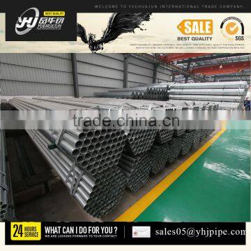 Round Hot Dippeed Galvanized Steel Pipes for Construction photo-5