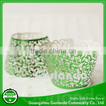 Eco-friendly Party Lace Cake Cup Greaseproof Paper