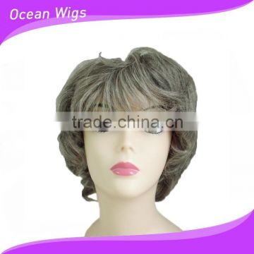 human hair half wigs