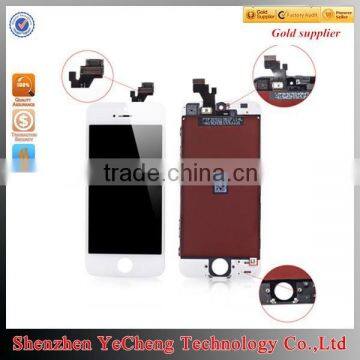 Wholesale for iphone5 lcd with digitizer assembly white and black