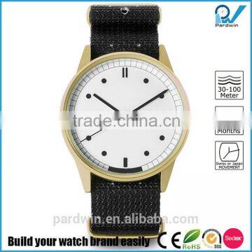 brand watch 20mm NATO wearable and duarable strap stainless steel case japan movement 3atm water resistance