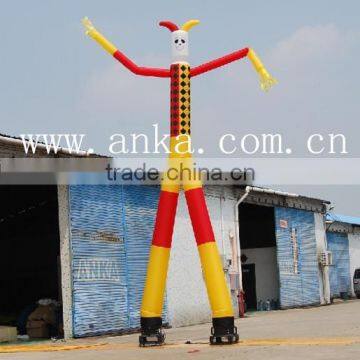 Promotional clown air dancer waving man