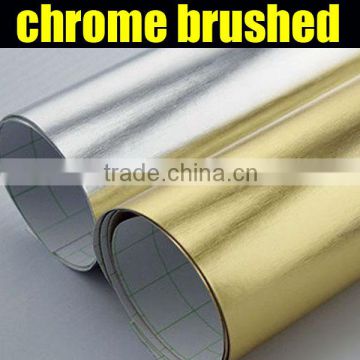 Chrome vinyl film color change chrome brushed film sticker