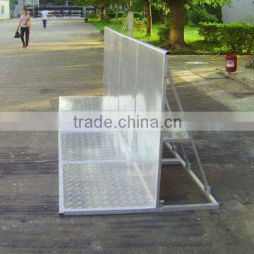 Concert aluminum crowd barrier/ mojo barricade/folding barrier