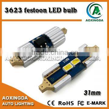 Car Interior License Plate Light Canbus 3623 2SMD LED Festoon C5W Lamp 42mm photo-4