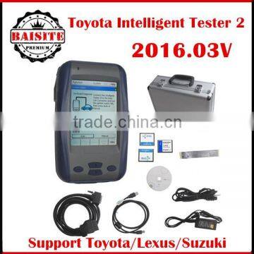 Newest Version V2016.03 auto scanner toyota denso intelligent tester 2 diagnostic tester-2 toyota it2 with perfect function