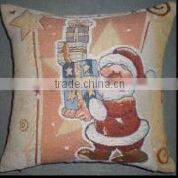 Christmas tapestry cushions