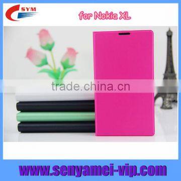 Wholesale leather stand phone case for Nokia XL, case cover for nokia