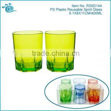 PS Plastic Reusable Spirit Glass