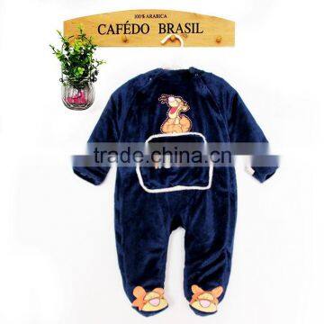 2016 fashion soft boy baby hoodie romper clothes