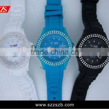 Hotsale various colors promotional silicone watches