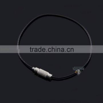 chongfu mix-color steel-wire-key-ring