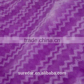 100% Polyester Korean Style 2Ply 1 Side Embossed Mink Blanket photo-4