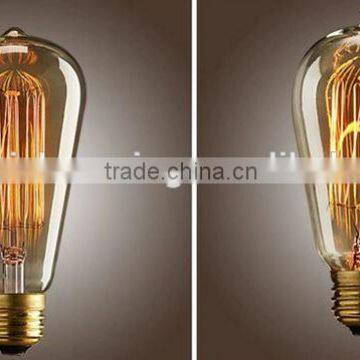 Vintage ST64 Antique Edison Light Bulb photo-4