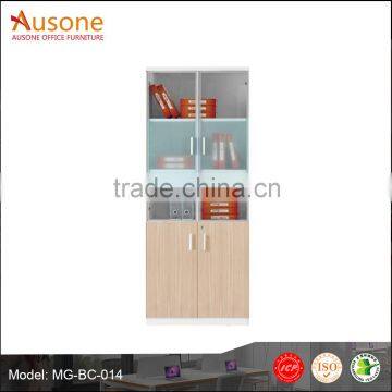 Melamine wood tall Office Furniture filling cabinet with glass door import from China