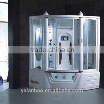 Portable steam shower room with sauna and massage bathtub G157