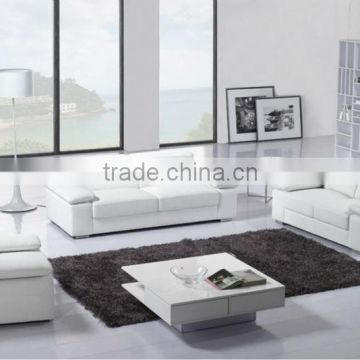 leather corner shape sofa couItalian modern ld use inwooden sofa set furniture A302-2