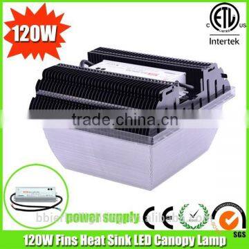 high brightness 120w led canopy light for gas station with CE Rosh approval