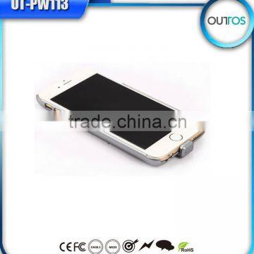 Qi wireless charging power bank 1500mah battery case for iphone 6                        
                                                Quality Choice